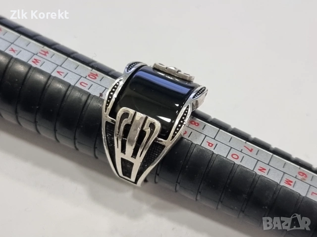 мъжки сребърен пръстен 10 гр. 925, снимка 13 - Пръстени - 54369644