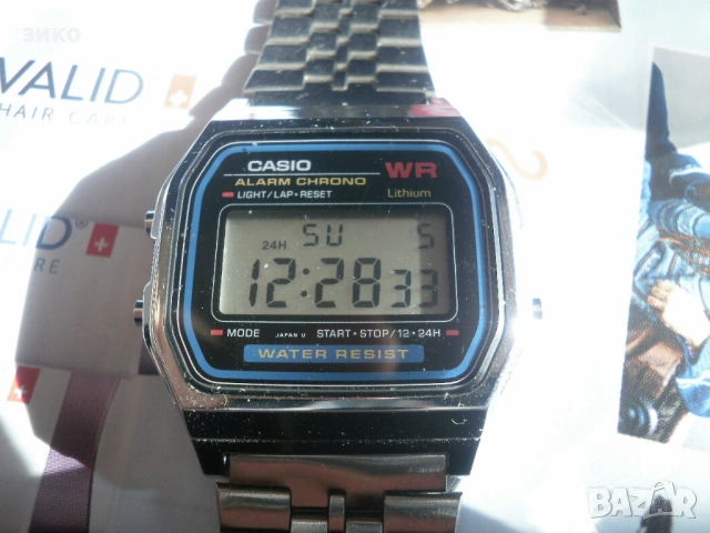Casio A159W- работещ часовник с верижка