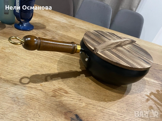 Японски тиган с дървен капак