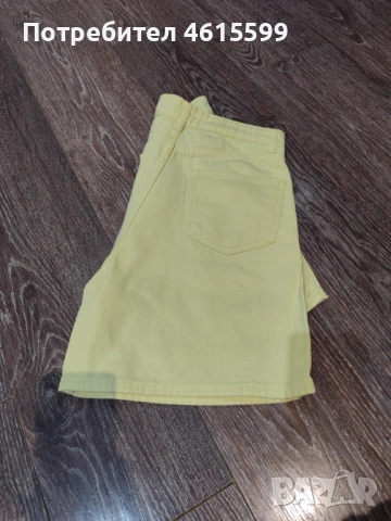дънки с висока талия , снимка 5 - Къси панталони и бермуди - 53951719