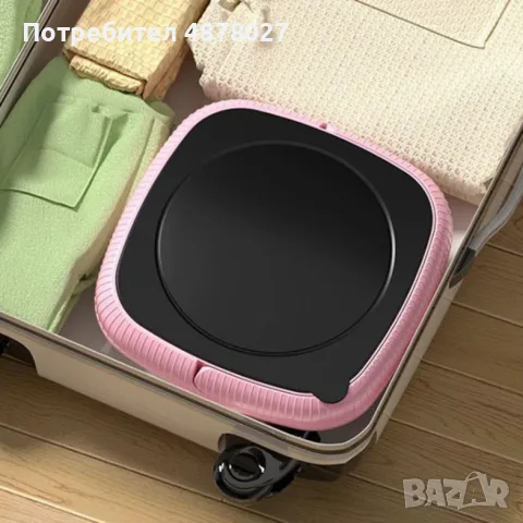 Мини сгъваема преносима пералня – 6.5 L, снимка 4 - Перални - 55494996