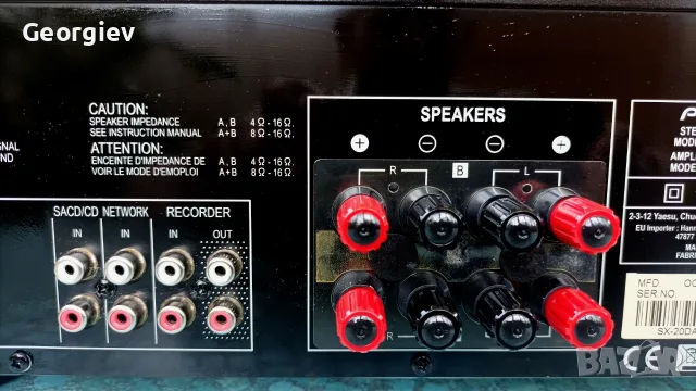 Pioneer SX-20DAB, снимка 8 - Ресийвъри, усилватели, смесителни пултове - 55422816