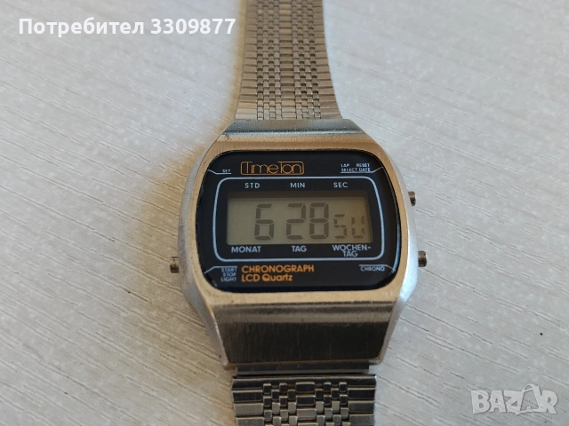 Лот ретро часовници Buletronic и Timeton, снимка 15 - Мъжки - 55079528