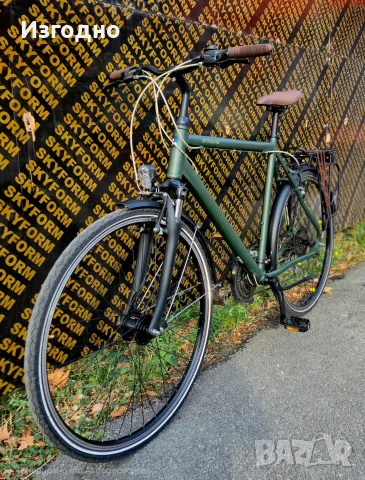 Градски-трекинг велосипед Btwin Hoprider 500, снимка 12 - Велосипеди - 55406619