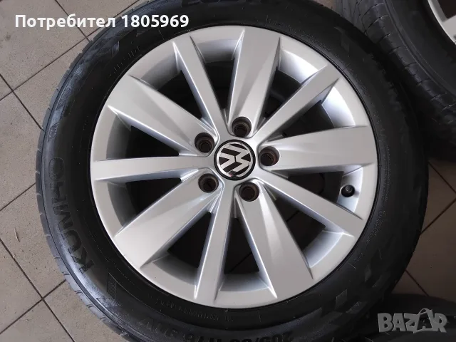 4бр. ал, джанти VW (оригинални) 5x112 , 7x16 , ET45, снимка 3 - Гуми и джанти - 55290781