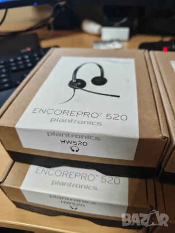 Plantronics Encore Pro HW520 VOIP НОВИ слушалки 4 броя