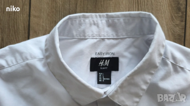 2 бр. мъжки ризи H&M, размер L, снимка 2 - Ризи - 54092577