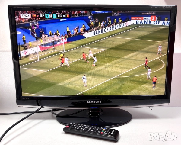 Перфектен! Телевизор Samsung SyncMaster 2333HD, 23-инчов,  LCD, Full HD, снимка 2 - Телевизори - 55239856