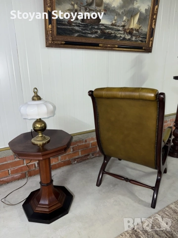 Chesterfield/Честърфийлд  Handmade – Класическо кресло с висока облегалка, снимка 9 - Дивани и мека мебел - 55398044