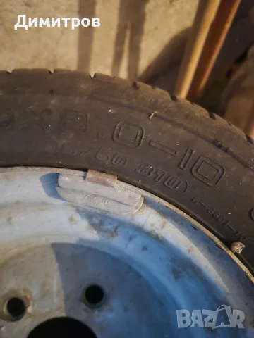 4 джанти за ремарке 10" с гуми 195/55R10C, снимка 2 - Гуми и джанти - 55467293