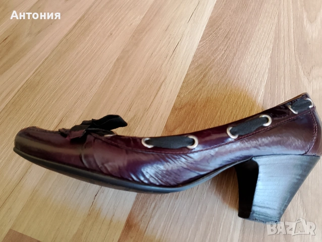 Дамски обувки естествена кожа, снимка 5 - Дамски обувки на ток - 54940591