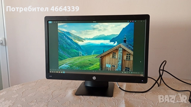 Монитор HP P223 22 Инча - Хубав, снимка 5 - Монитори - 54427128