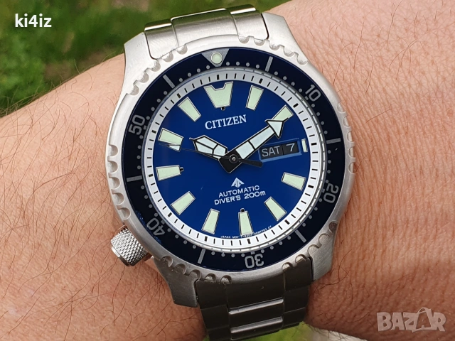 Автоматичен часовник Citizen Promaster Fugu Limited Edition NY0161-63L, снимка 6 - Мъжки - 55019150