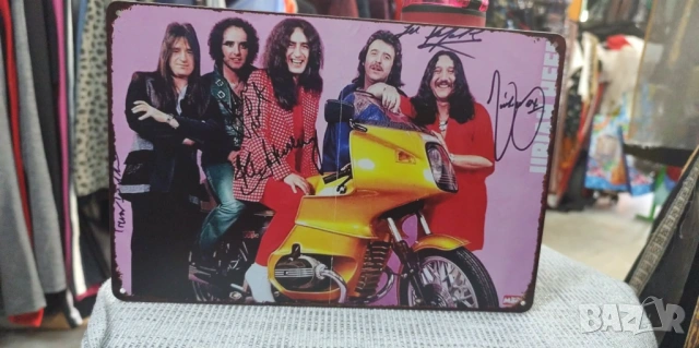 Uriah Heep-метална табела(плакет), снимка 2 - Китари - 54093071