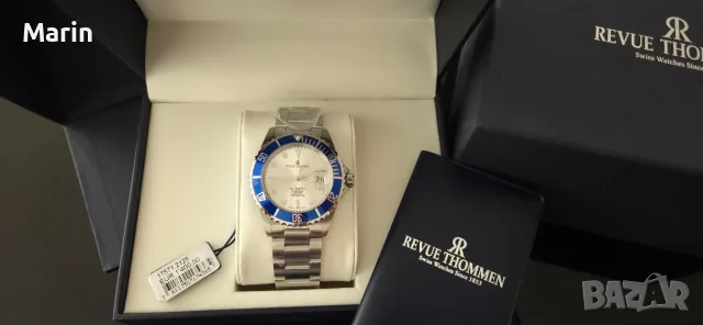 Нов швейцарски автоматичен часовник Revue Thommen Diver Automatic, снимка 5 - Мъжки - 55382632