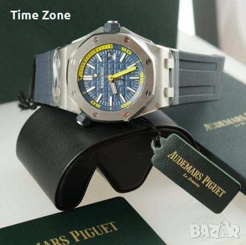 Audemars Piguet Royal Oak Offshore Diver 42mm Steel Blue Dial Automatic Различни Варианти, снимка 4 - Мъжки - 54044499