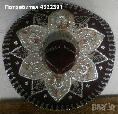 Оригинално Сомбреро -Мексиканско, снимка 3 - Други ценни предмети - 54421555