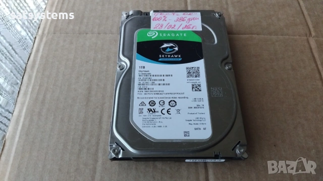Хард диск Seagate SkyHawk Surveillance ST1000VX005 1TB SATA 6.0Gb/s