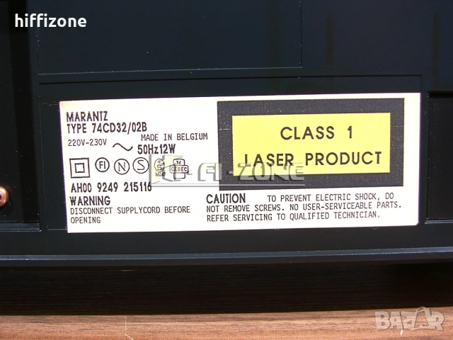 CD плеър    Marantz cd-32 , снимка 8 - Ресийвъри, усилватели, смесителни пултове - 54203115