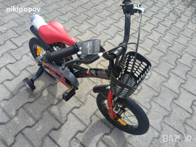 X Детски велосипед 14" ROBO черен, снимка 2 - Велосипеди - 54395057