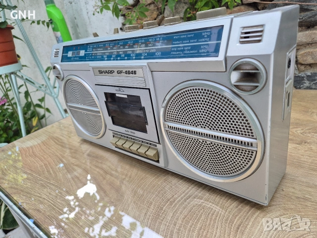 Радиокасетофон Sharp GF-4646E, снимка 4 - Радиокасетофони, транзистори - 55190406