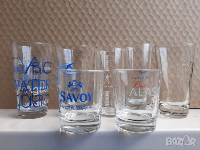 Чаши за вода, уиски, водка, узо, снимка 15 - Чаши - 47805662