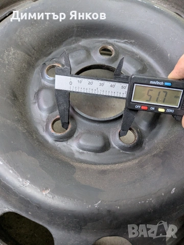 джанти 15' Hyundai железни 4бр, снимка 6 - Гуми и джанти - 54037187