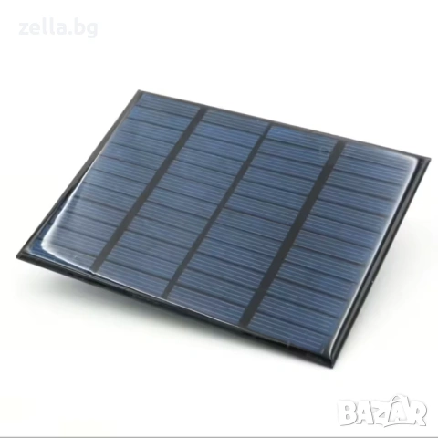 Мини соларен фотоволтаичен панел 12V 1.5W – Компактни фотоволтаични клетки 115x85 мм за DIY 10027