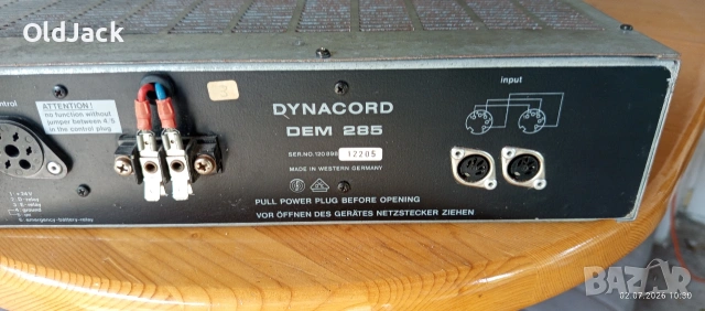 Dynacord-OEM 285, снимка 6 - Ресийвъри, усилватели, смесителни пултове - 55129072