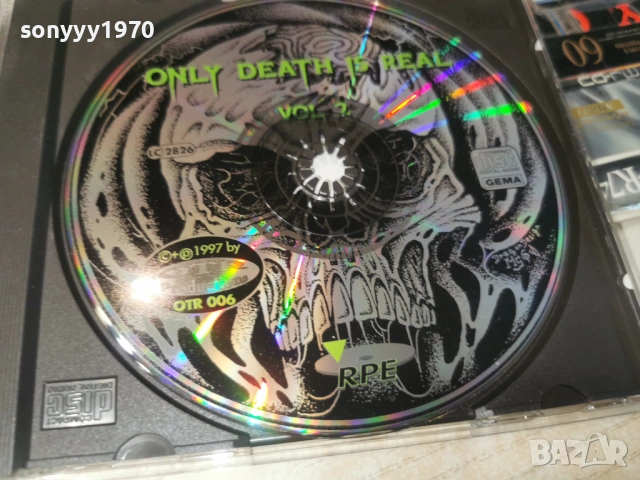 ONLY DEATH IS REAL CD 2-ВНОС GERMANY 0406261001H2E6R, снимка 6 - CD дискове - 54774057
