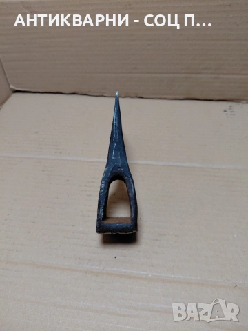 Соц Стара Ръчно Кована Брадва 1.250кг. НОМЕР 632., снимка 8 - Антикварни и старинни предмети - 54102120