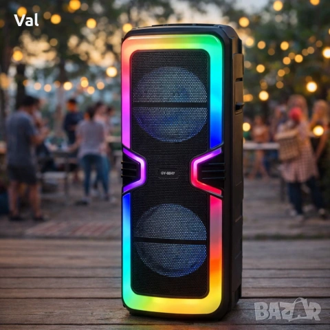 Bluetooth караоке тонколона GY-8847 с Led осветление