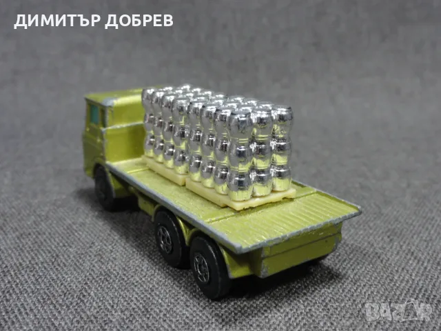 СТАРА РЕТРО МЕТАЛНА КОЛИЧКА КАМИОН DAF GIRDER TRUCK MATCHBOX ENGLAND, снимка 3 - Колекции - 55644754