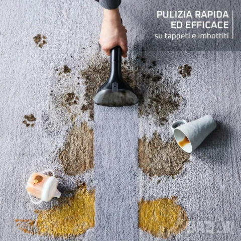 Перяща Прахосмукачка Rowenta Clean It IN5020 Професионално Почистване на Петна, за Тапицерии, Дивани, снимка 9 - Прахосмукачки - 54430277