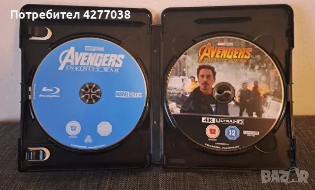 Avengers: Infinity War - 4K UltraHD и Blu-ray, снимка 2 - Blu-Ray филми - 55332167