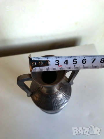 Страхотна Калаена Амфора,Ваза, снимка 8 - Антикварни и старинни предмети - 53983386