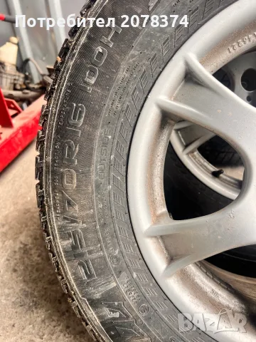 Гуми с джанти  Toyota rav 4  215/70/16 Nokian tyres, снимка 3 - Гуми и джанти - 55322706