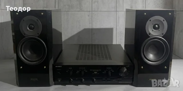 Интегриран усилвател Sony TA-F 270 и тонколони Kenwood LS-E8, снимка 2 - Аудиосистеми - 55582374
