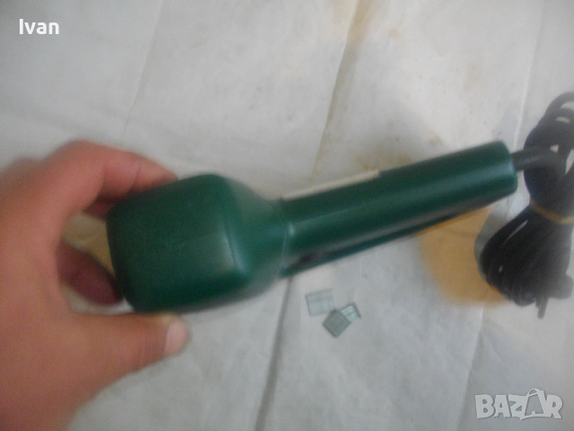 Като нов BOSCH PTK19E Немски оригинал ЕЛ.ТАКЕР БОШ Старо качество 1991г.Комбиниран 19мм с ел.контрол, снимка 13 - Такери - 54017679