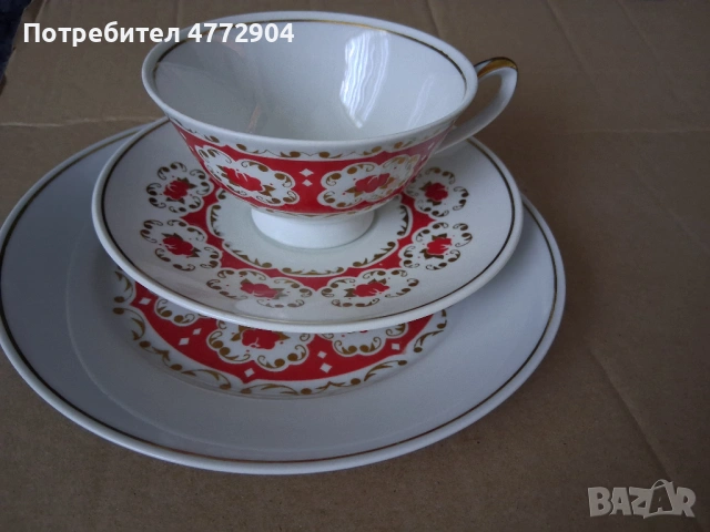 Троен сет Lettin DDR, снимка 2 - Антикварни и старинни предмети - 54809839