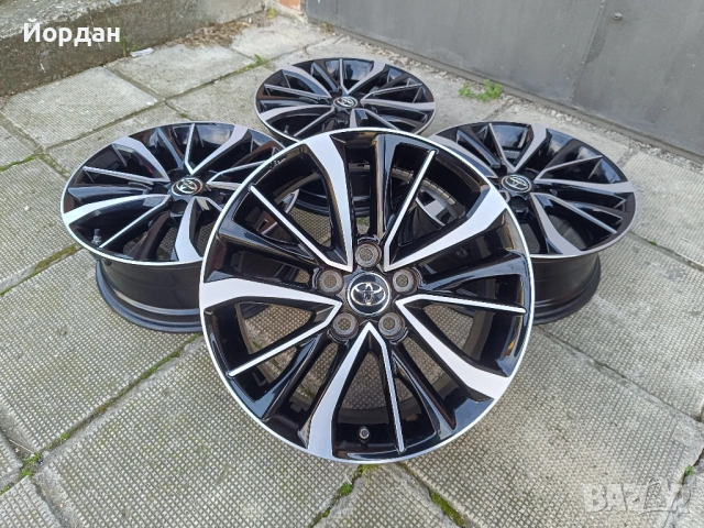 ОРИГИНАЛНИ джанти 17 ' цола 5x114,3 TOYOTA / ТОЙОТА 60,1 ЕТ39 7J + датчици, снимка 2 - Гуми и джанти - 54240393