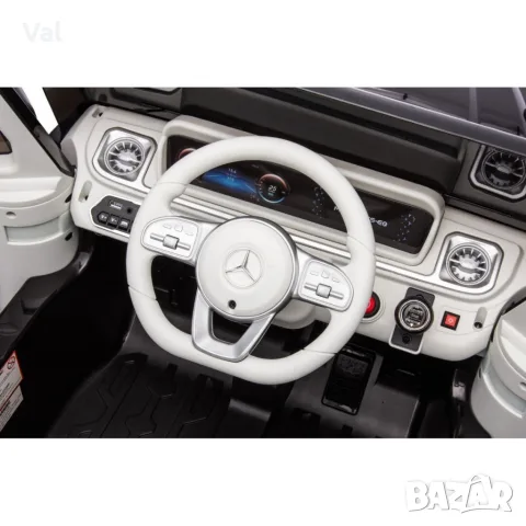 🚙 Акумулаторен джип Mercedes EQG Electric G-Class 12V с отварящи се врати меки гуми 4x4⚫️, снимка 11 - Електрически играчки - 55051280