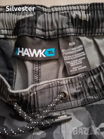Мъжки памучни карго къси гащи/ панталони Tony Hawk, Чисто нови, Размер М, снимка 2 - Къси панталони - 55225841