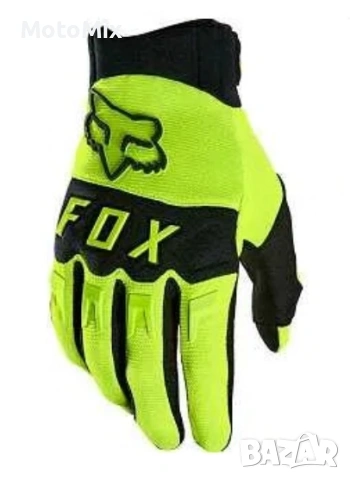 Ръкавици -за мотор FOX - Зелени,Оранжеви и Черни
