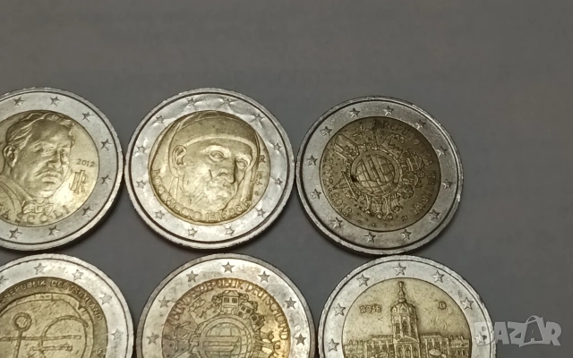 10 Колекционерски юбилейни монети от 2 евро , снимка 9 - Нумизматика и бонистика - 54992055