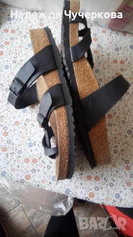 Birkenstock 39 номер, ортопедични, корк, снимка 4 - Сандали - 54970254