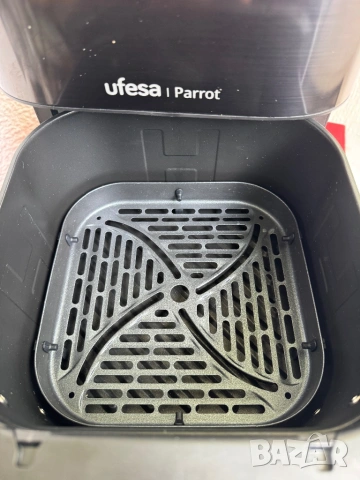 Фритюрник с Горещ Въздух Еърфрайър с Пара Ufesa Parrot, 6L, 1800W – Двойно Нагряване и 10 Програми!, снимка 5 - Фритюрници - 54486121