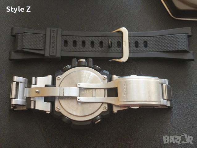 Продавам Casio G-Shock G-STEEL (GST-B100D-1A) + 2 Оригинални Каишки, снимка 4 - Мъжки - 55048594