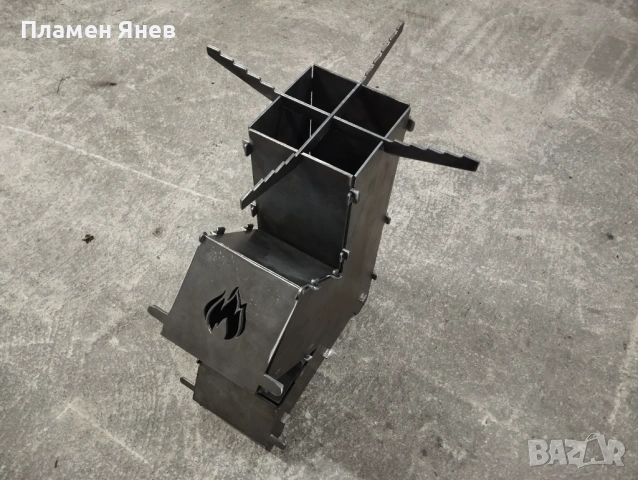 Ракетна печка - сглобяема, снимка 4 - Барбекюта - 54093256