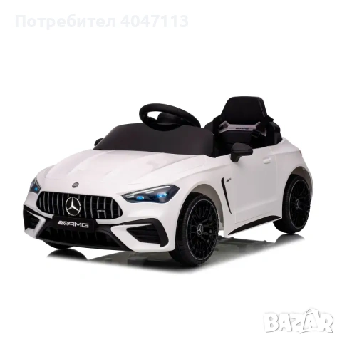 Ел. кола Mercedes AMG CLE 53 бяла, снимка 4 - Коли, камиони, мотори, писти - 55283641